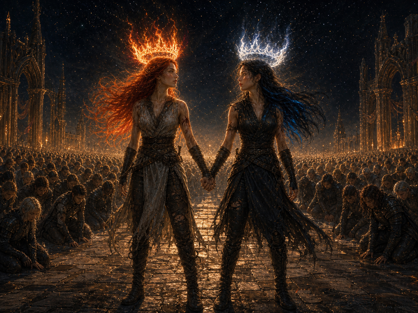 Tory and Darcy crowned with Phoenix fire
