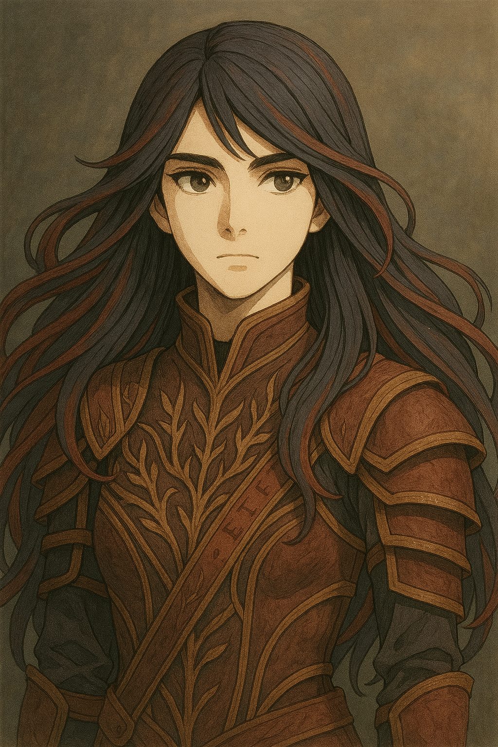 Illustration of Aefe from Children of Fallen Gods