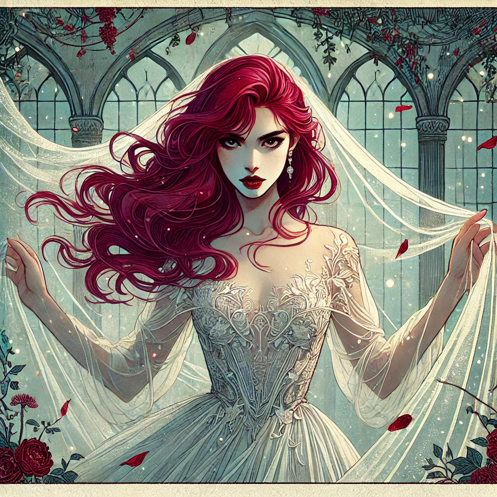 Illustration of Poppy from From Blood and Ash