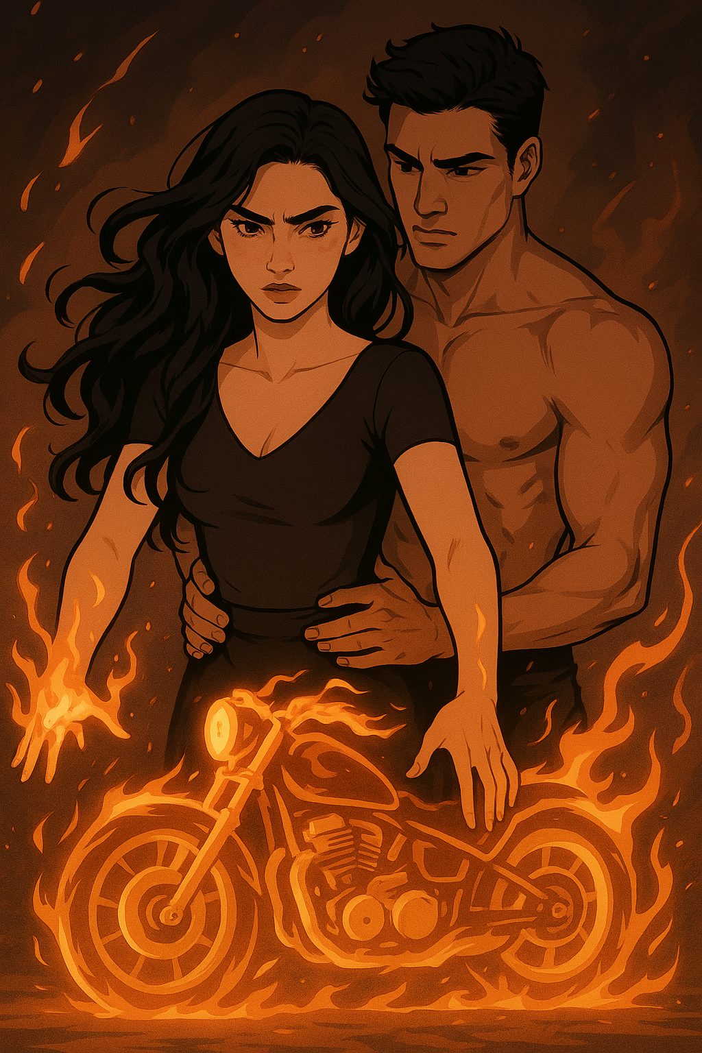 Tory fire-training with Darius in Ruthless Fae
